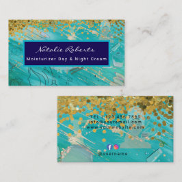  Modern Beauty Salon Moisturizer Day/Night Cream 名刺