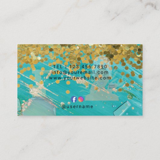  Modern Beauty Salon Moisturizer Day/Night Cream 名刺 (裏面)