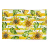 Modern Bedroom Pillowcases FlowersPattern Matching 枕カバー (裏面-左)