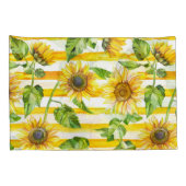 Modern Bedroom Pillowcases FlowersPattern Matching 枕カバー (裏面-右)