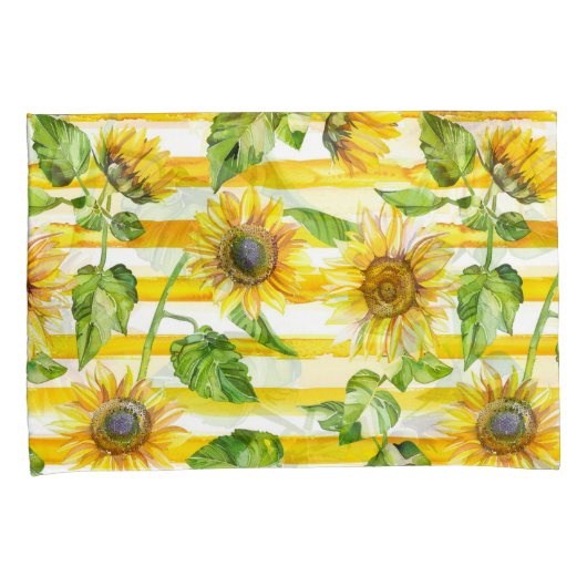 Modern Bedroom Pillowcases FlowersPattern Matching 枕カバー (正面右)