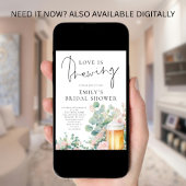 Modern Beer Love is Brewing Bridal Shower 招待状