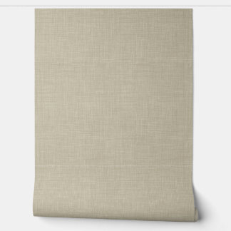 Modern Beige Home Office Linen Look Texture 壁紙