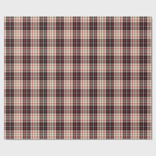 Modern beige plaid  ラッピングペーパー (フラット)