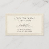 Modern Beige Textured 名刺 (裏面)