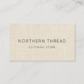 Modern Beige Textured 名刺 (正面)