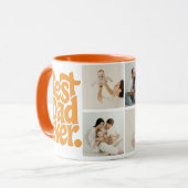 Modern Best Dog Dad Photo マグカップ (正面左)