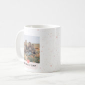 Modern Best Family Ever Photo Coffee Mug Gift コーヒーマグカップ (正面左)
