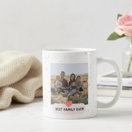 Modern Best Family Ever Photo Coffee Mug Gift コーヒーマグカップ