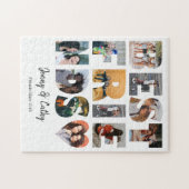 Modern Best Friends 12 Photo Collage Besties BFF ジグソーパズル (横)