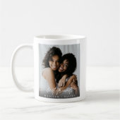 Modern Best Friends BFF Photo Script コーヒーマグカップ (左)