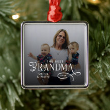 Modern Best Grandma Ever Photo Personalized