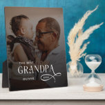 Modern Best GrandPa Ever Photo Personalized フォトプラーク<br><div class="desc">Celebrate grandpa with a timeless and heartfelt keepsake — the Modern Best Grandpa Ever Photo Personalized Plaque. Featuring your favorite photo paired with a clean, modern “Best Grandpa Ever” message, this premium plaque turns cherished memories into stylish display décor grandpa will treasure every day. Crafted with high-quality materials, crisp printing,...</div>