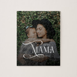 Modern Best Mama Ever Photo Mothers Day Gifts ジグソーパズル