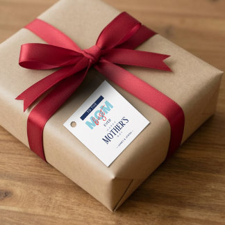 Modern Best Mom Ever Mother's Day フェイバータグ