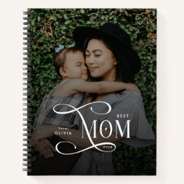 Modern Best Mom Ever Photo Mothers Day Gifts ノートブック