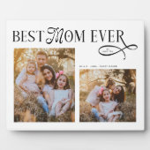 Modern Best Mom Ever Photo Mothers Day Gifts フォトプラーク (正面)