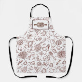 Modern Best Pizza In Town Professional  エプロン (正面)