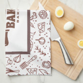 Modern Best Pizza In Town Professional  キッチンタオル (四つ折り)