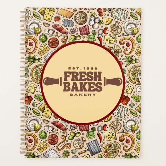 Modern Best Pizza In Town Professional  プランナー手帳 (正面)