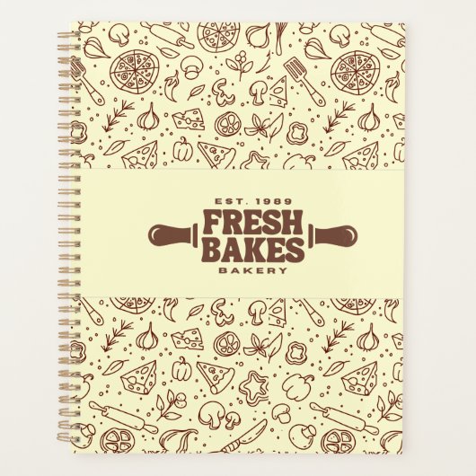 Modern Best Pizza In Town Professional  プランナー手帳 (正面)