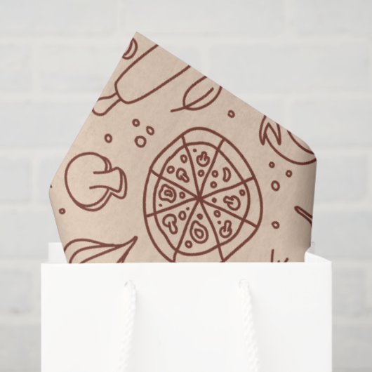 Modern Best Pizza In Town Professional  薄葉紙 (ギフトバッグ)