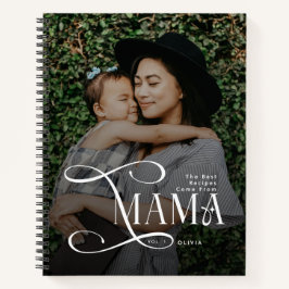 Modern Best Recipes Mama  Photo Mothers Day Gifts ノートブック