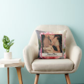 Modern BFF Photo Plaid Friendship Best Friend クッション (椅子)