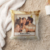 Modern BFF Photo Plaid Friendship Best Friend Thro クッション (ブランケット)