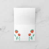 Modern Birthday Party Thank You Card サンキューカード (内部)