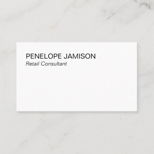 Modern Black and White  名刺 (正面)