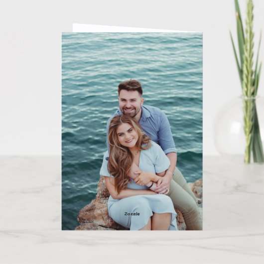 Modern Black and White Chic Wedding プログラム (裏面)