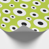  Modern Black and White Circle Pattern ラッピングペーパー (角)