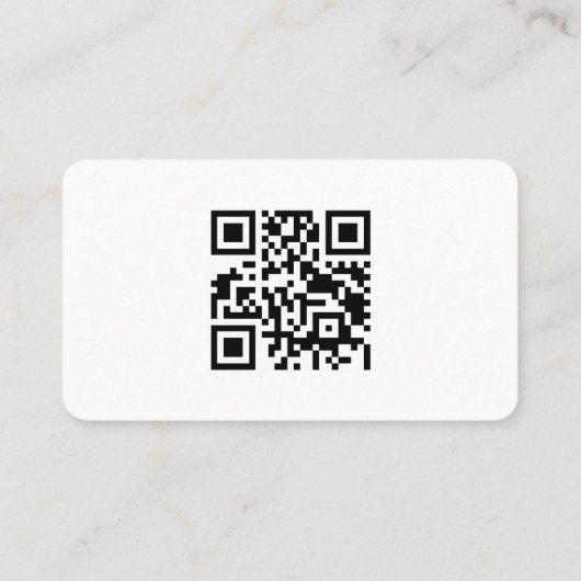 Modern Black And White Custom Logo 名刺 (裏面)