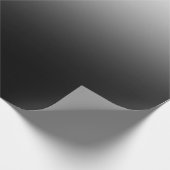 Modern Black and White Gradient Minimalist Design ラッピングペーパー (角)