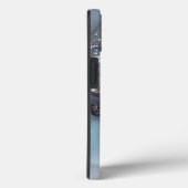 modern black and white marble monogram Case-Mate iPhoneケース (裏面 / 右)