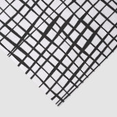 Modern Black and White Mesh Fenced Tissue Paper 薄葉紙 (詳細)