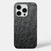 Modern Black Crocodile Case-Mate iPhoneケース (裏面)