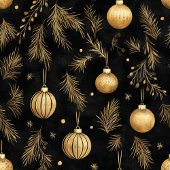 Modern black & gold watercolor custom name blanket フリースブランケット