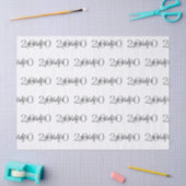 Modern Black Graduation Year Custom Gift 薄葉紙 (クラフト)