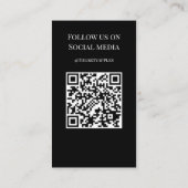 Modern Black Jewelry Care Card – Add Your Logo 名刺 (裏面)