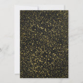 Modern Black New Year’s Eve Party Invitation (裏面)