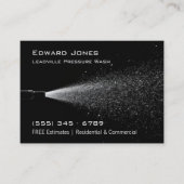 Modern Black Power Pressure Wash 名刺 (正面)