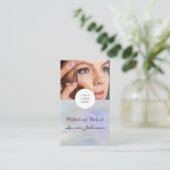 Modern Black Script Photo Makeup  名刺 (スタンド正面)