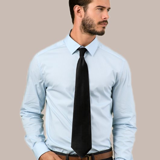 Modern Black Tie - Elegant and Simple Design ネクタイ