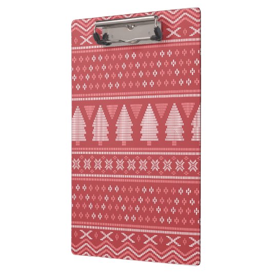 Modern Blocky Christmas Tree Pattern クリップボード (左)