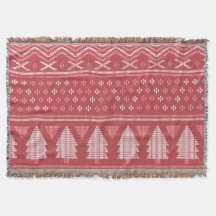 Modern Blocky Christmas Tree Pattern