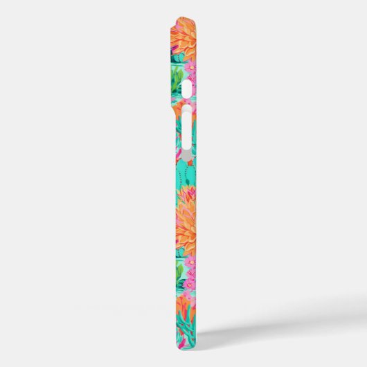 Modern Blooming Cacti Personalized Case-Mate iPhoneケース (裏面 / 左)