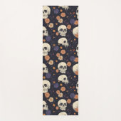 Modern Blossom Skull – Yogamatte mit Stil ヨガマット (正面)