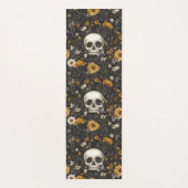 Modern Blossom Skull – Yogamatte mit Stil ヨガマット (裏面)